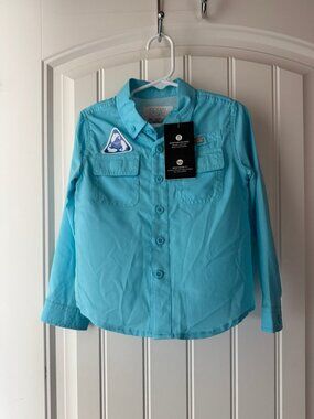 NWT long sleeve 4T ocean and coast fishing shirt